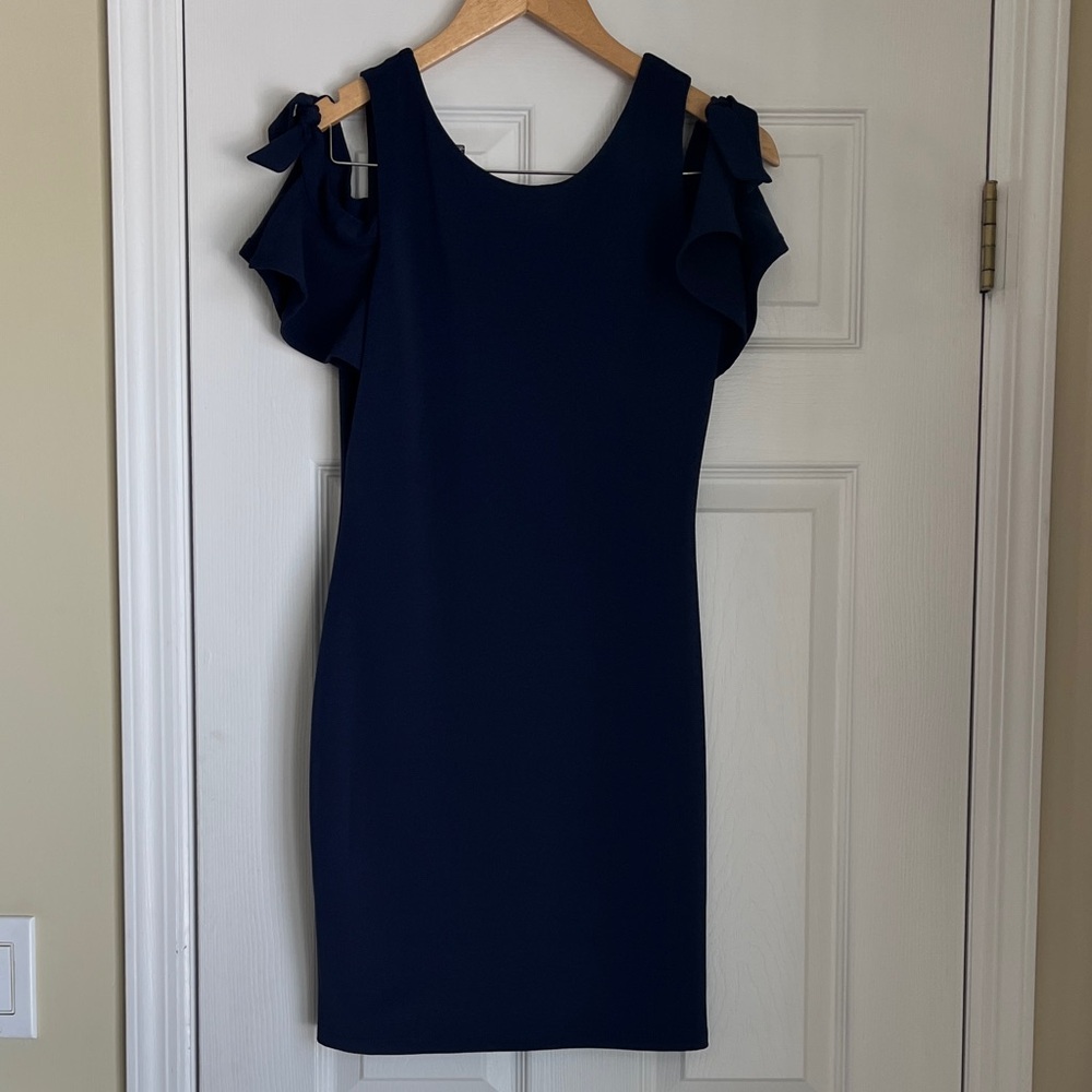 As U Wish Midnight Blue Mini Dress